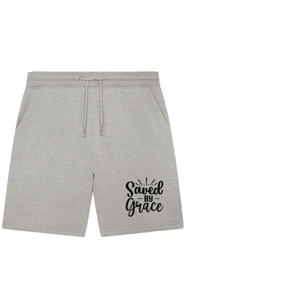 Saved by Grace – Dein Glaube, Dein Statement - Organic Jogger Shorts