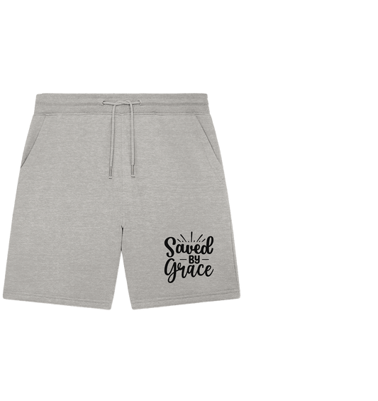 Saved by Grace – Dein Glaube, Dein Statement - Organic Jogger Shorts