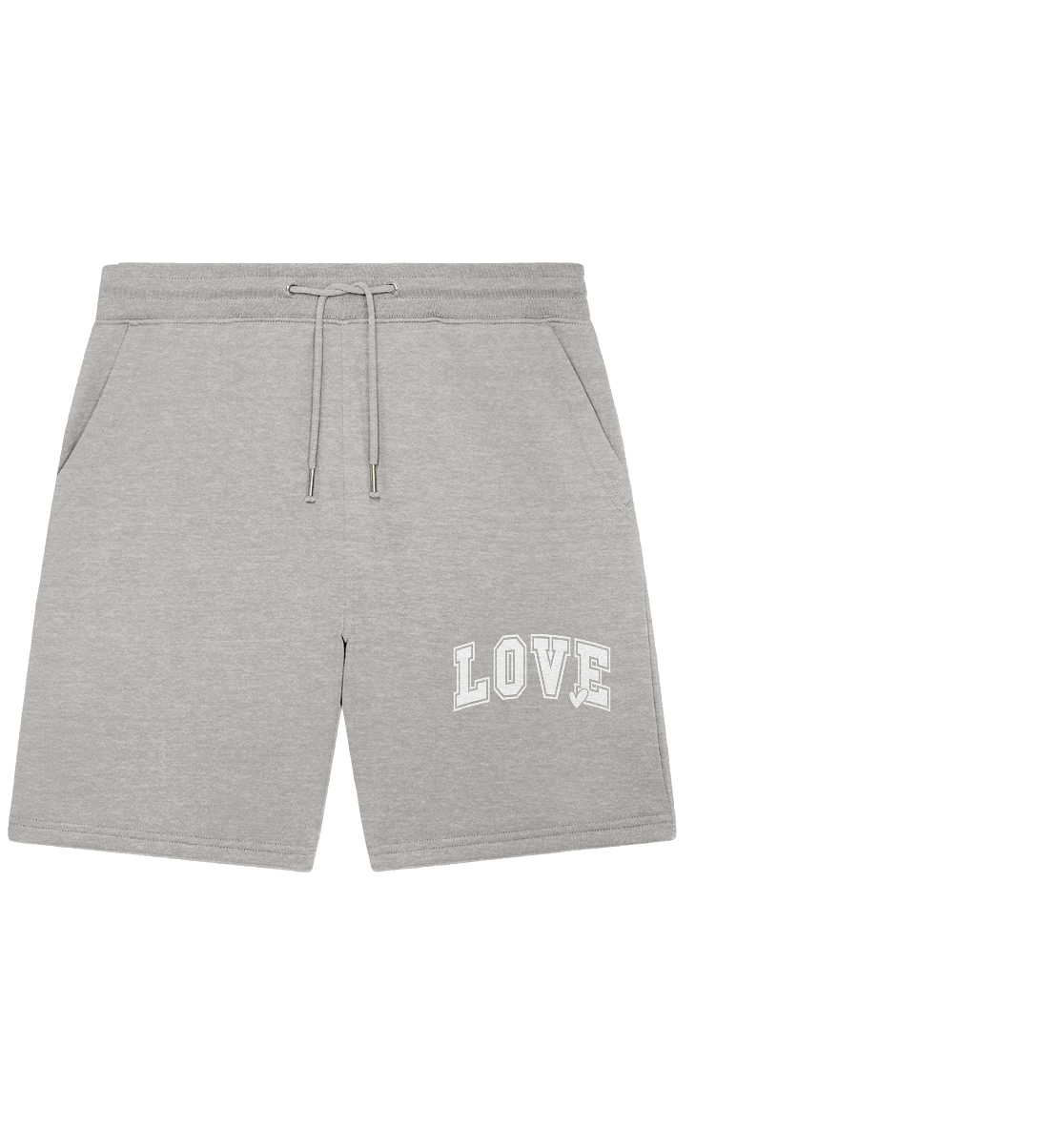 "Love" – das Design, das Herzen spricht! - Organic Jogger Shorts