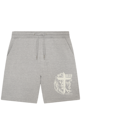 Man of Faith – 1 Corinthians 16:13 - Organic Jogger Shorts