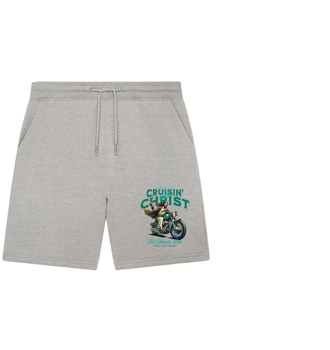 Eternal Road Trip – Cruisin' with Christ - Organic Jogger Shorts