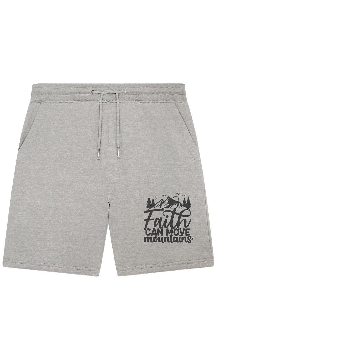 Faith Moves Mountains - Organic Jogger Shorts