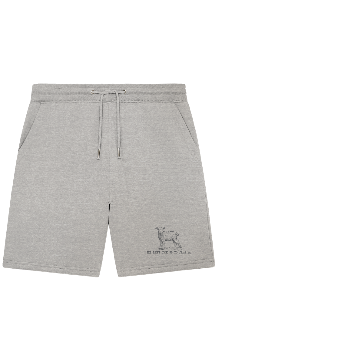 He Left the 99 to Find Me - Organic Jogger Shorts