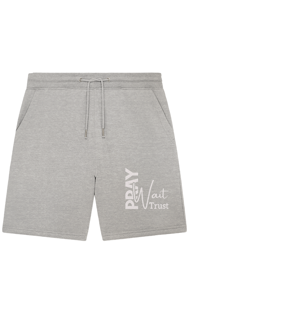 Pray. Wait. Trust. - Organic Jogger Shorts