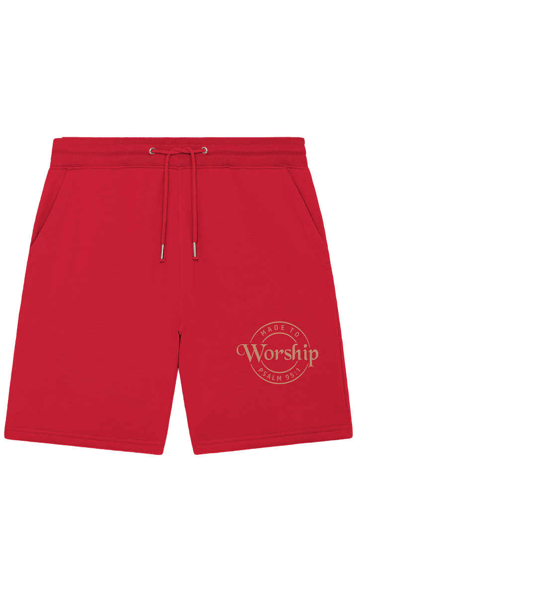 Made to Worship - Psalm 95:1 - Organic Jogger Shorts