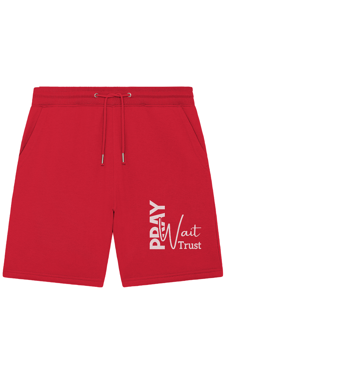 Pray. Wait. Trust. - Organic Jogger Shorts