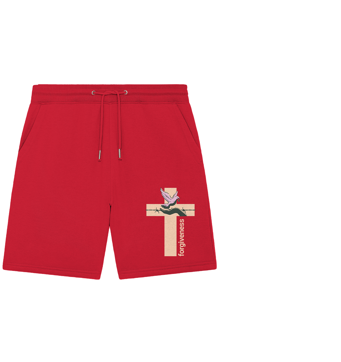 Vergebung – Ein Zeichen des Friedens - Organic Jogger Shorts