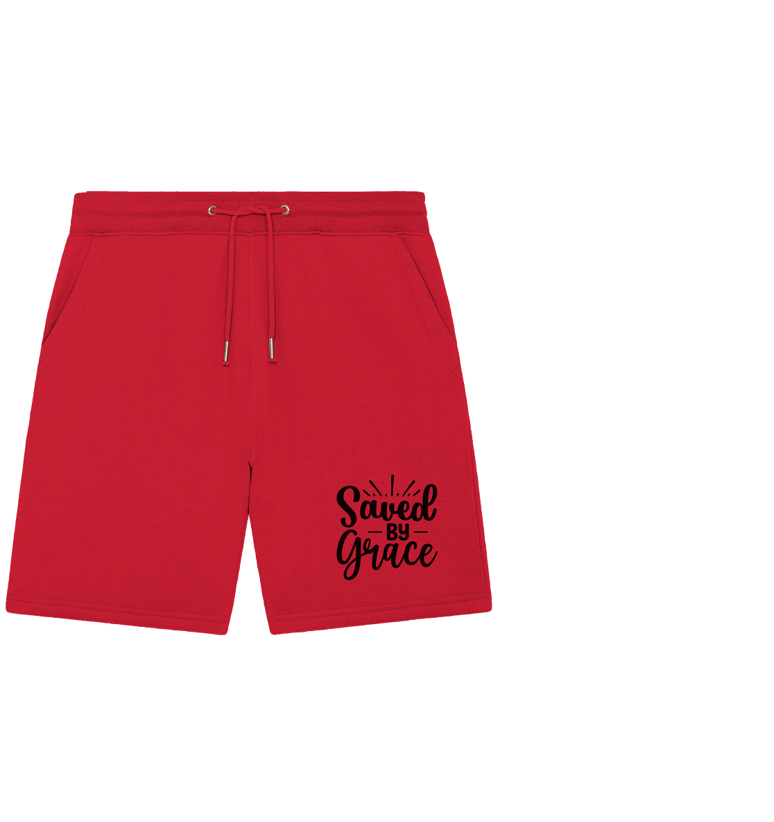 Saved by Grace – Dein Glaube, Dein Statement - Organic Jogger Shorts