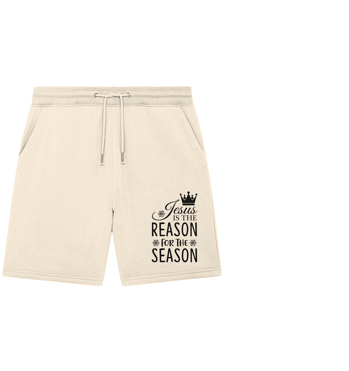 Jesus – Der Grund für die Weihnachtszeit - Organic Jogger Shorts