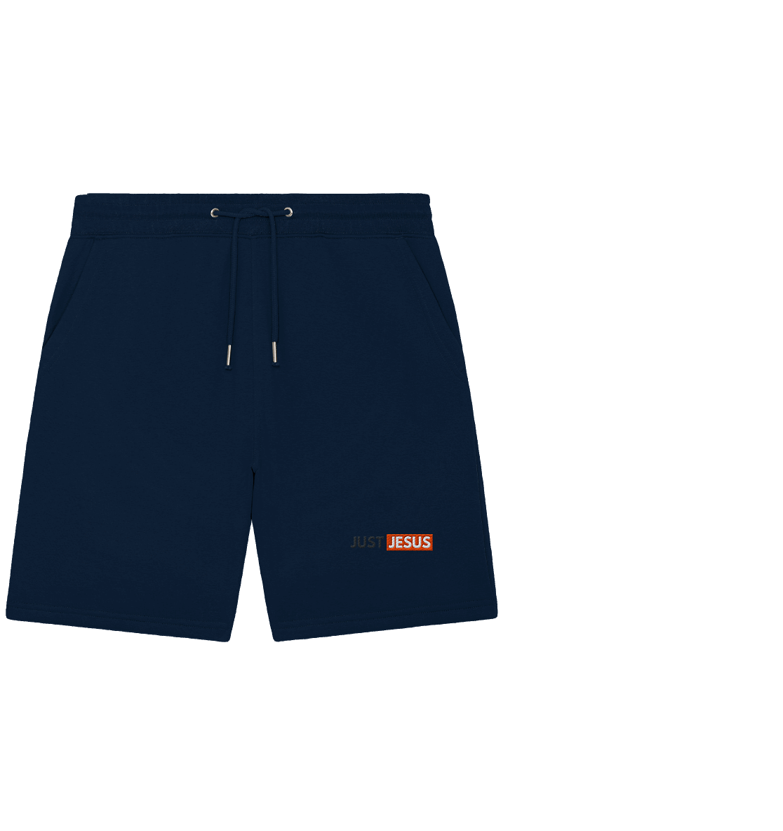 Just Jesus – Der Mittelpunkt unseres Glaubens (Stick) - Organic Jogger Shorts (Stick)