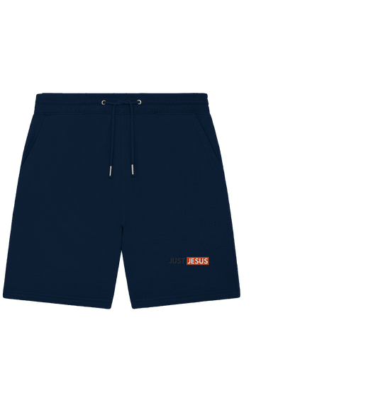 Just Jesus – Der Mittelpunkt unseres Glaubens (Stick) - Organic Jogger Shorts (Stick)