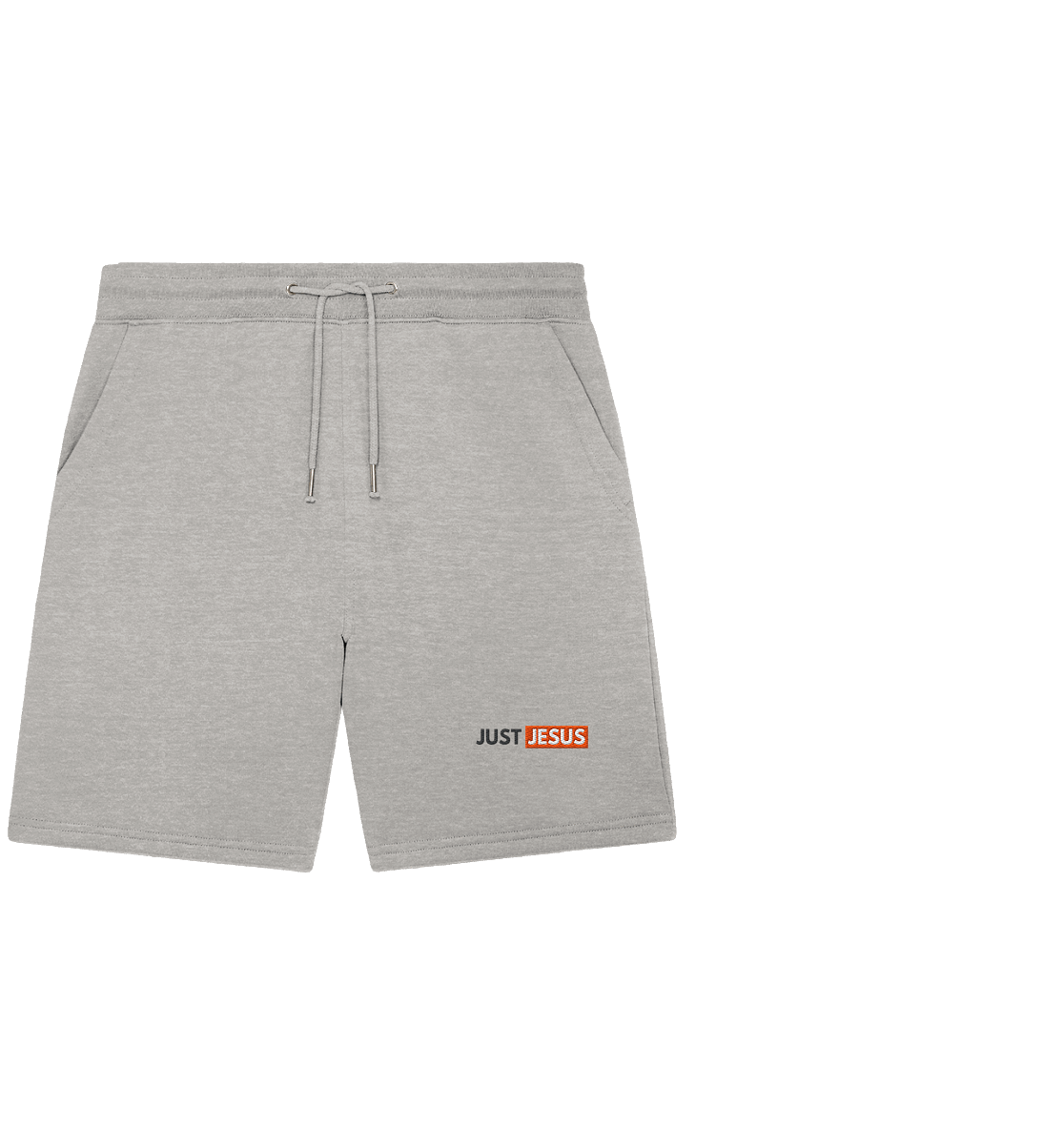 Just Jesus – Der Mittelpunkt unseres Glaubens (Stick) - Organic Jogger Shorts (Stick)