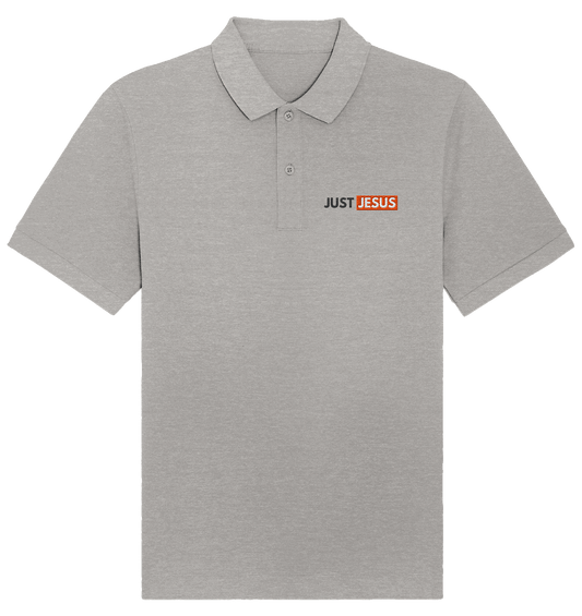 Just Jesus – Der Mittelpunkt unseres Glaubens (Stick) - Organic Poloshirt (Stick)