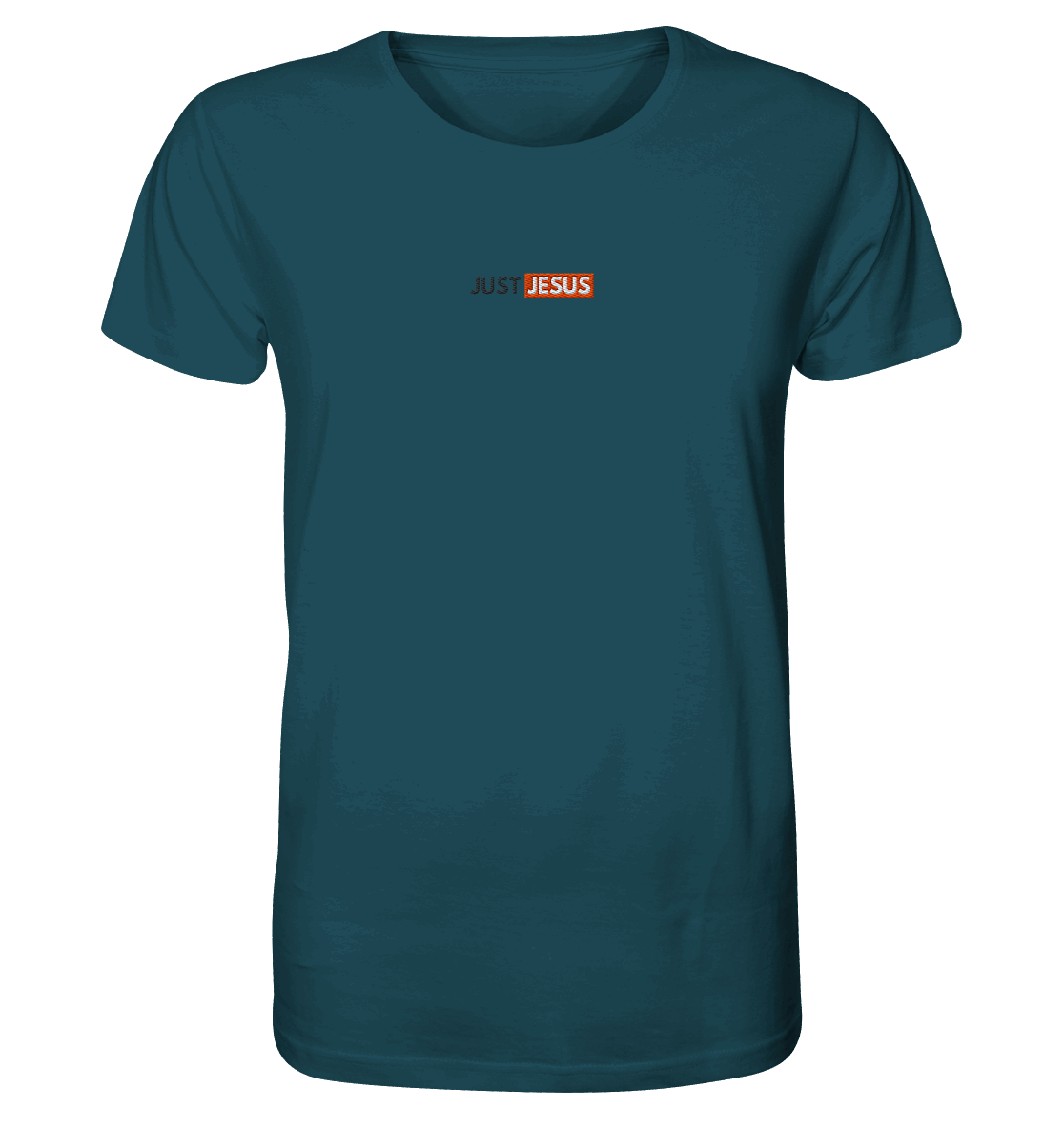 Just Jesus – Der Mittelpunkt unseres Glaubens (Stick) - Organic Shirt (Stick)