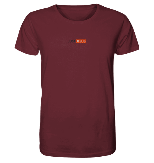 Just Jesus – Der Mittelpunkt unseres Glaubens (Stick) - Organic Shirt (Stick)