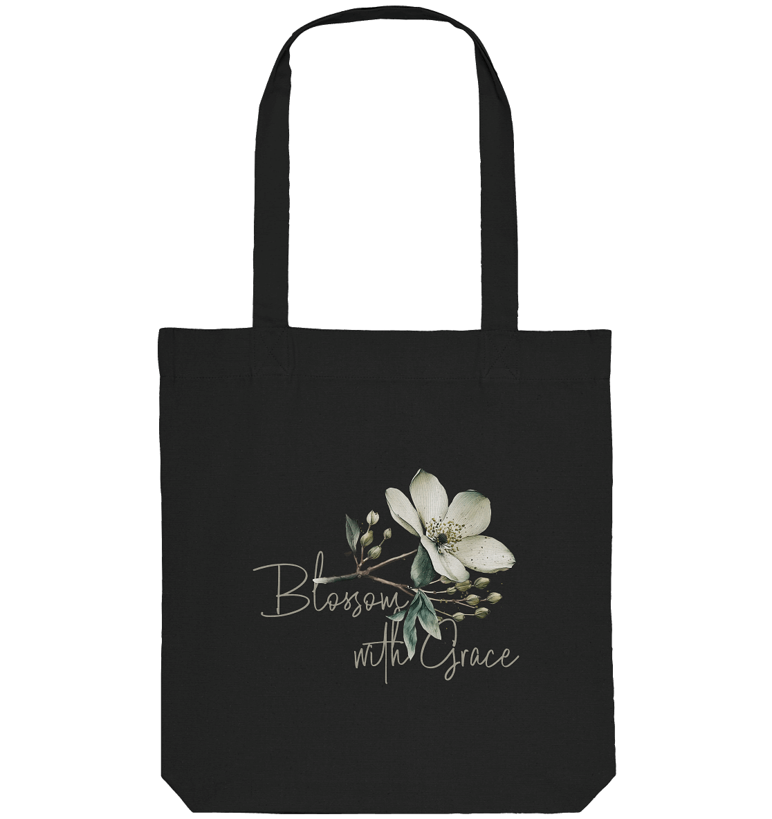 Blossom with Grace - Organic Tote-Bag