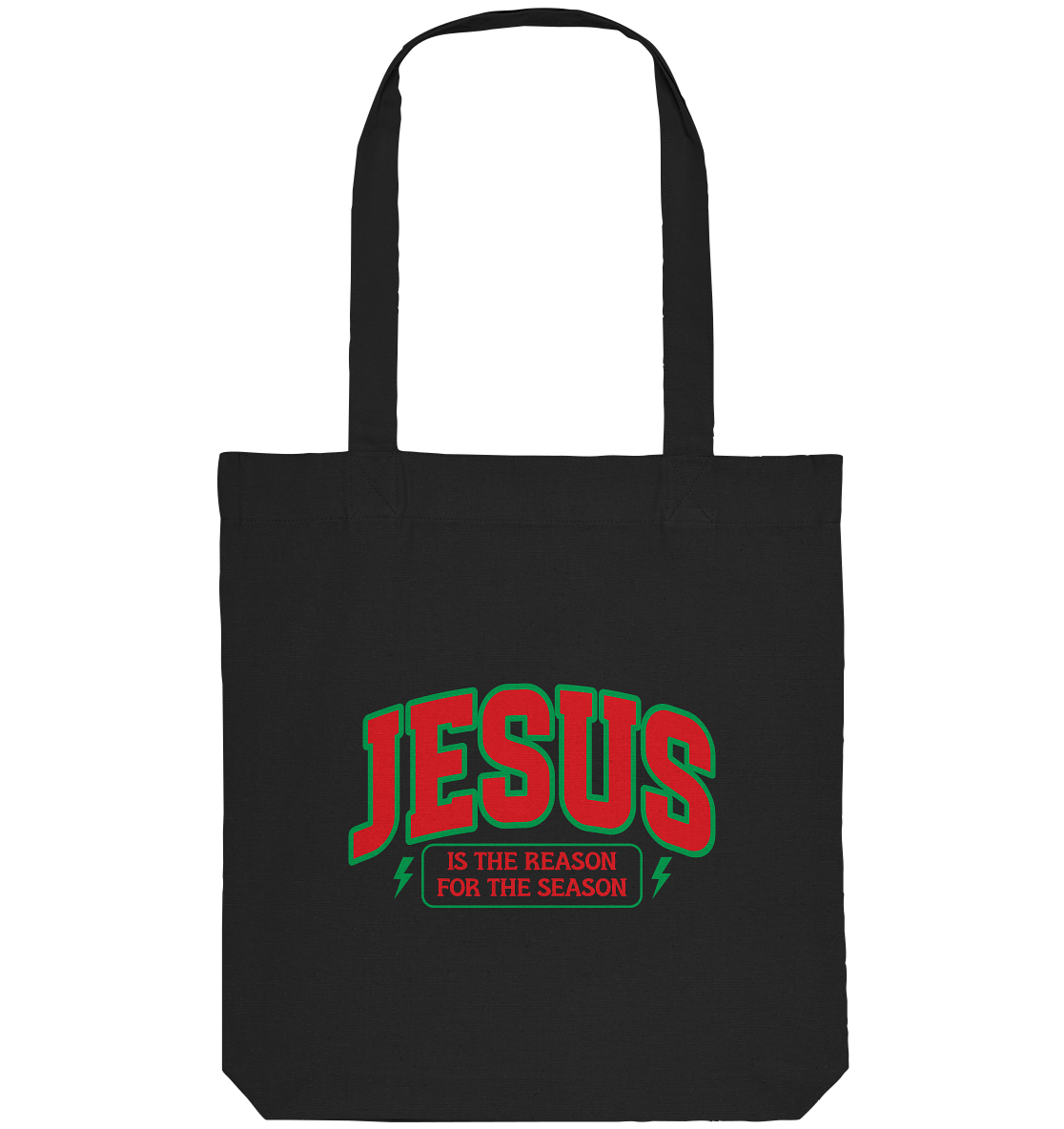 Jesus – The Reason for Christmas (RG) - Organic Tote-Bag