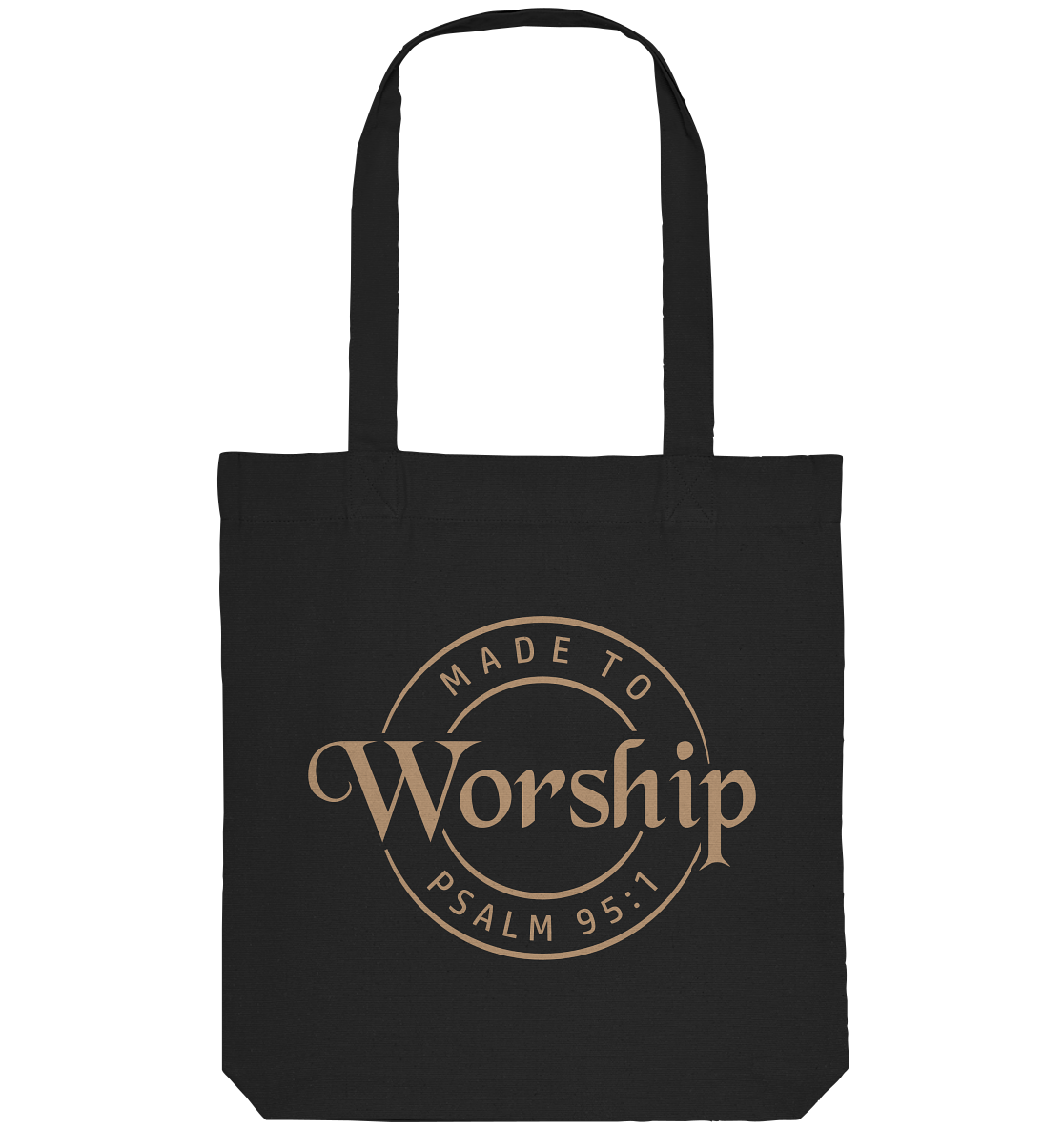 Made to Worship - Psalm 95:1 - Organic Tote-Bag