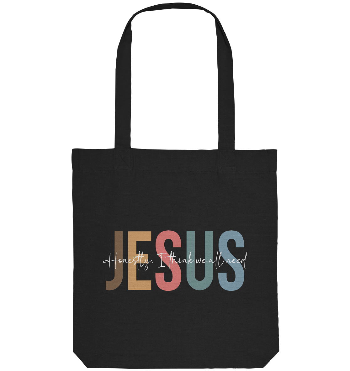 Honestly, I Think We All Need Jesus - Organic Tote-Bag