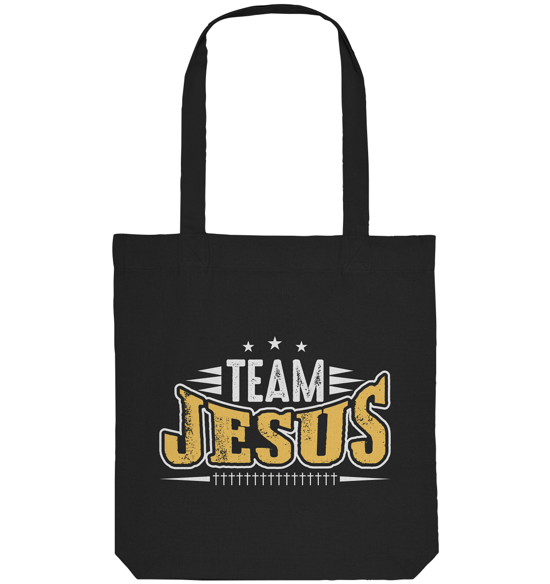 Team Jesus - Gemeinsam im Glauben - Organic Tote-Bag