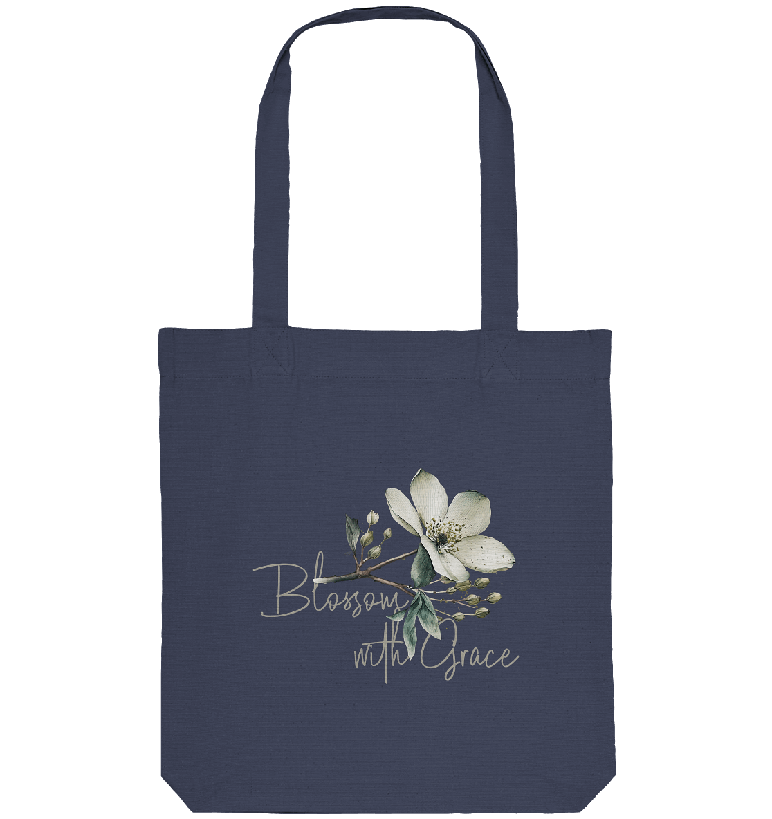 Blossom with Grace - Organic Tote-Bag