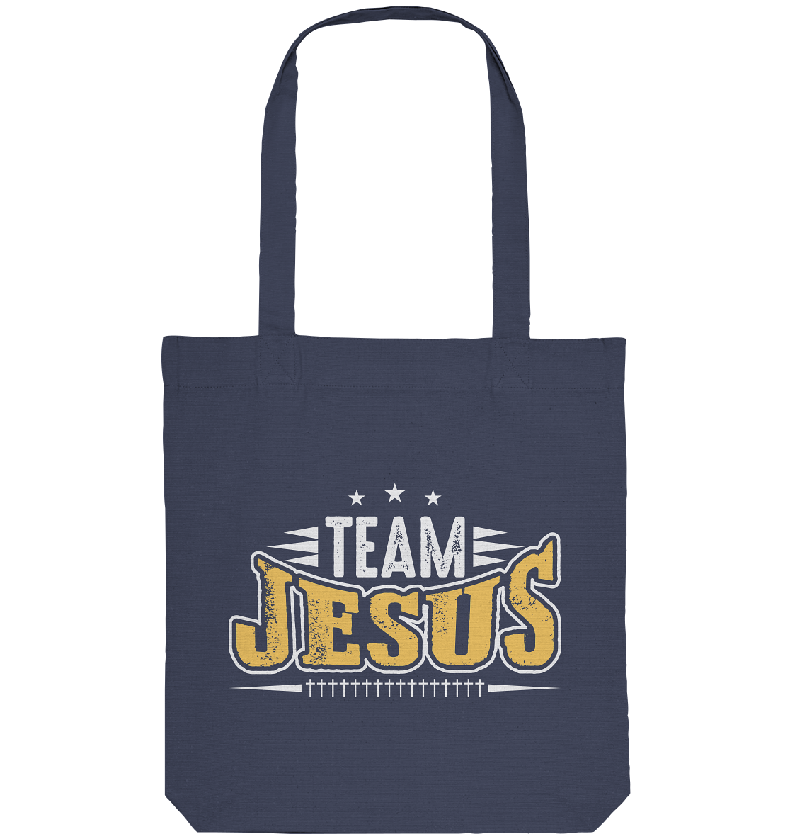 Team Jesus - Gemeinsam im Glauben - Organic Tote-Bag