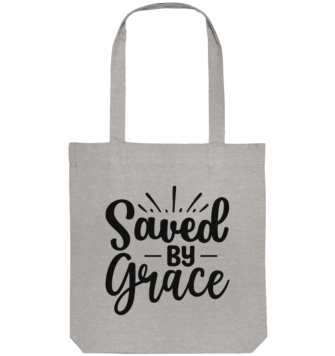 Saved by Grace – Dein Glaube, Dein Statement - Organic Tote-Bag