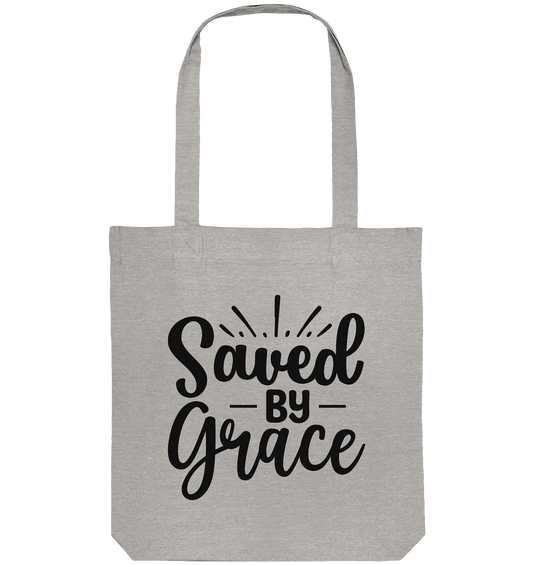 Saved by Grace – Dein Glaube, Dein Statement - Organic Tote-Bag