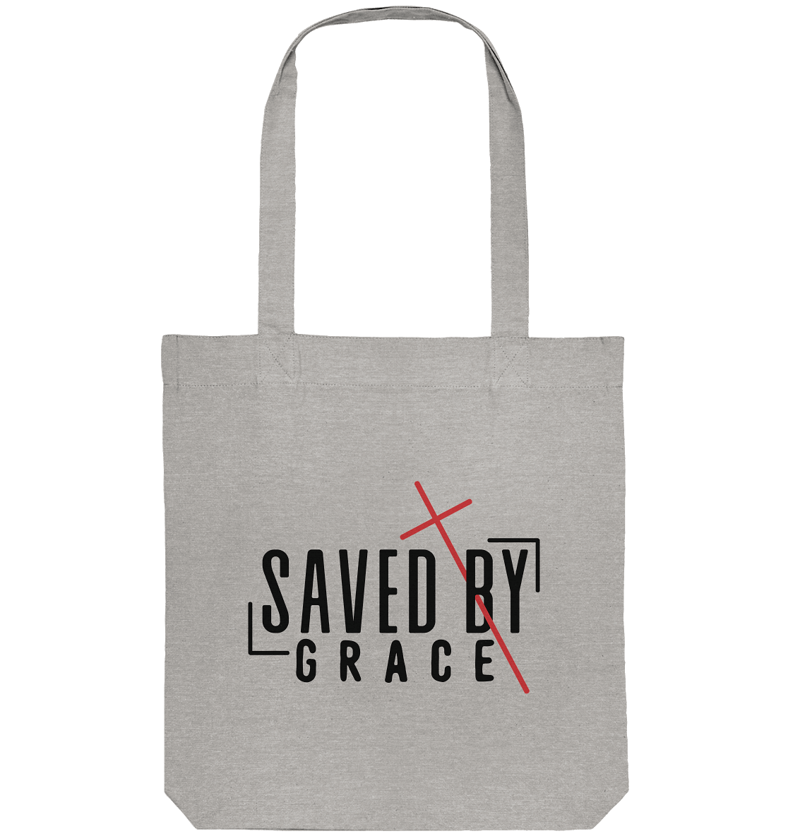 Saved by Grace – Ein kraftvolles Statement des Glaubens - Organic Tote-Bag