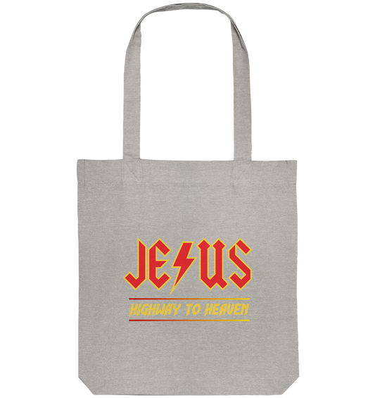 Jesus - Highway to Heaven - Organic Tote Bag