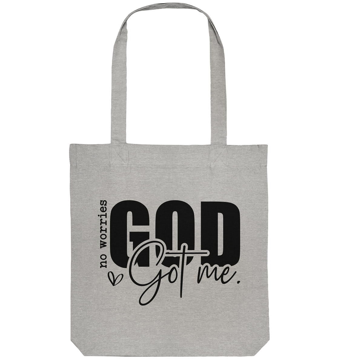 Keine Sorgen, Gott hält mich fest - Organic Tote-Bag