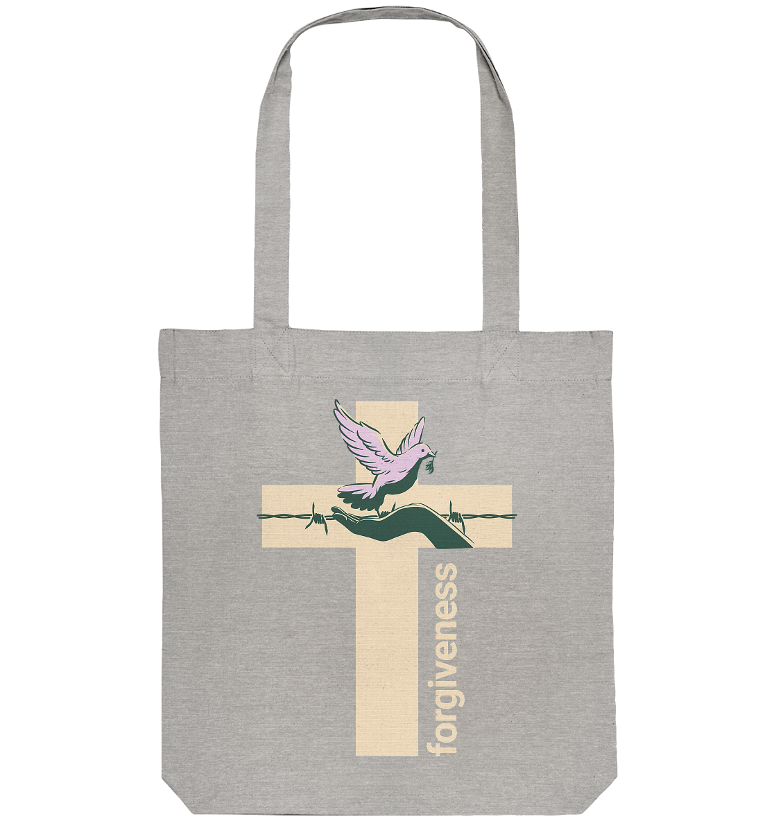 Vergebung – Ein Zeichen des Friedens - Organic Tote-Bag