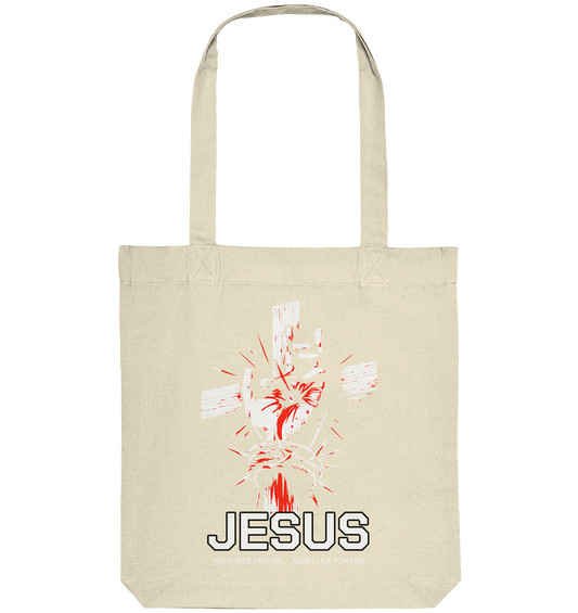 Jesus died for me – now I live for him - Organic Tote-Bag