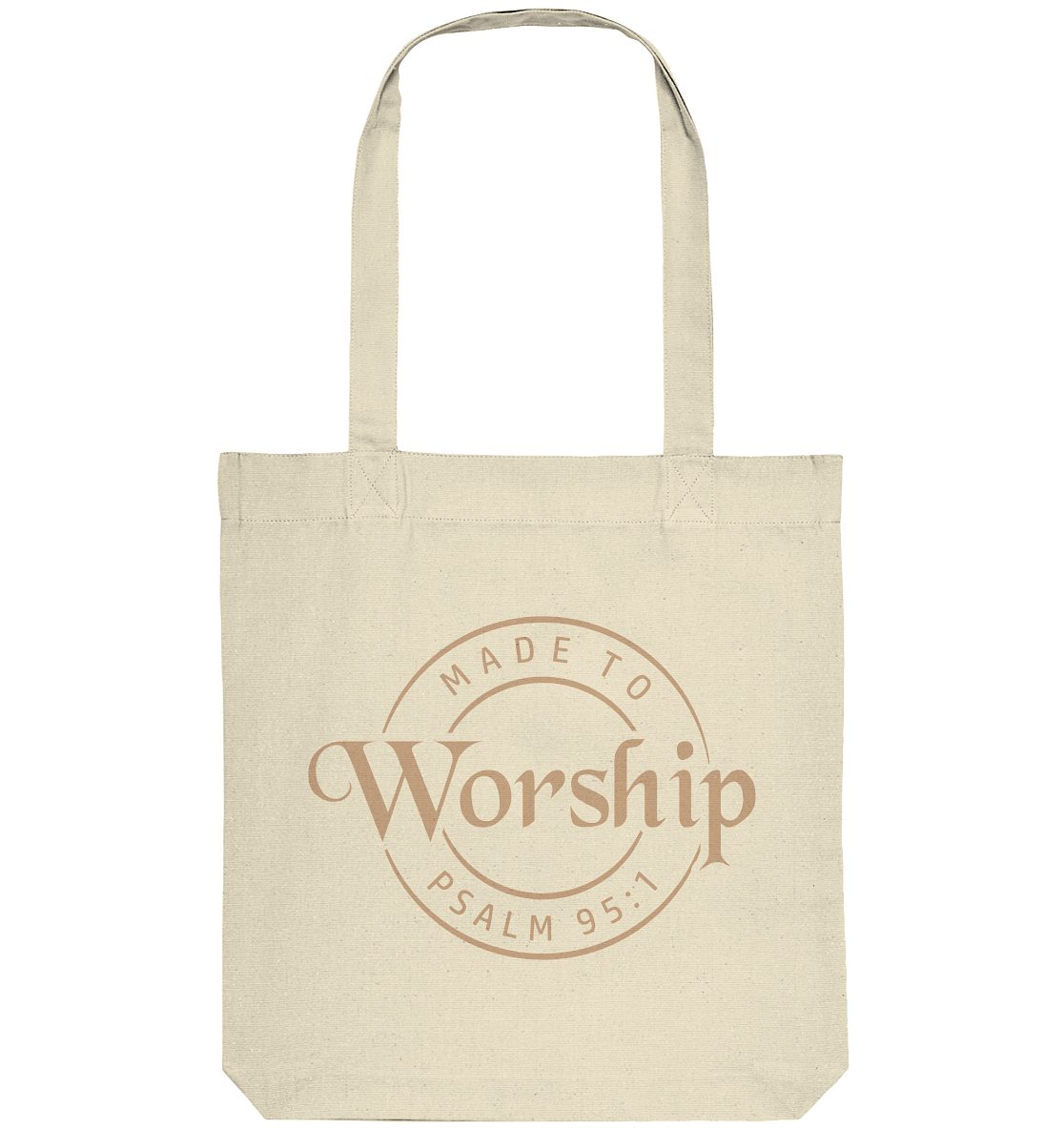 Made to Worship - Psalm 95:1 - Organic Tote-Bag