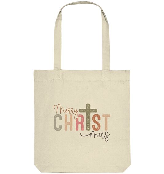 Merry CHRISTmas – Christ in the Center - Organic Tote-Bag