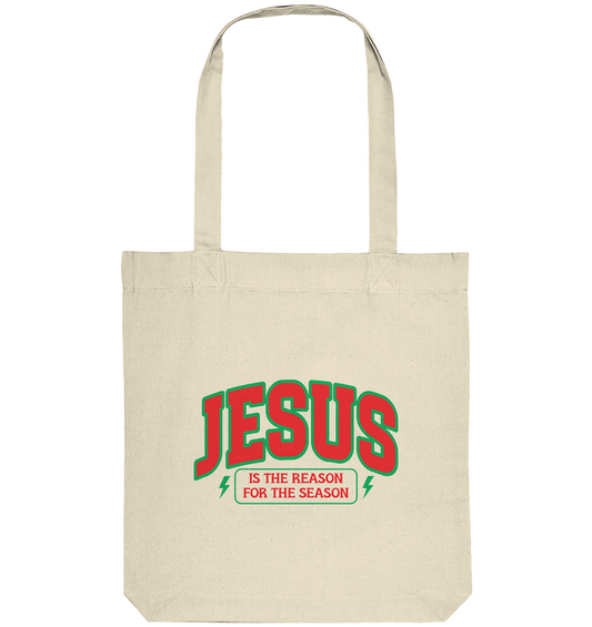 Jesus – The Reason for Christmas (RG) - Organic Tote-Bag