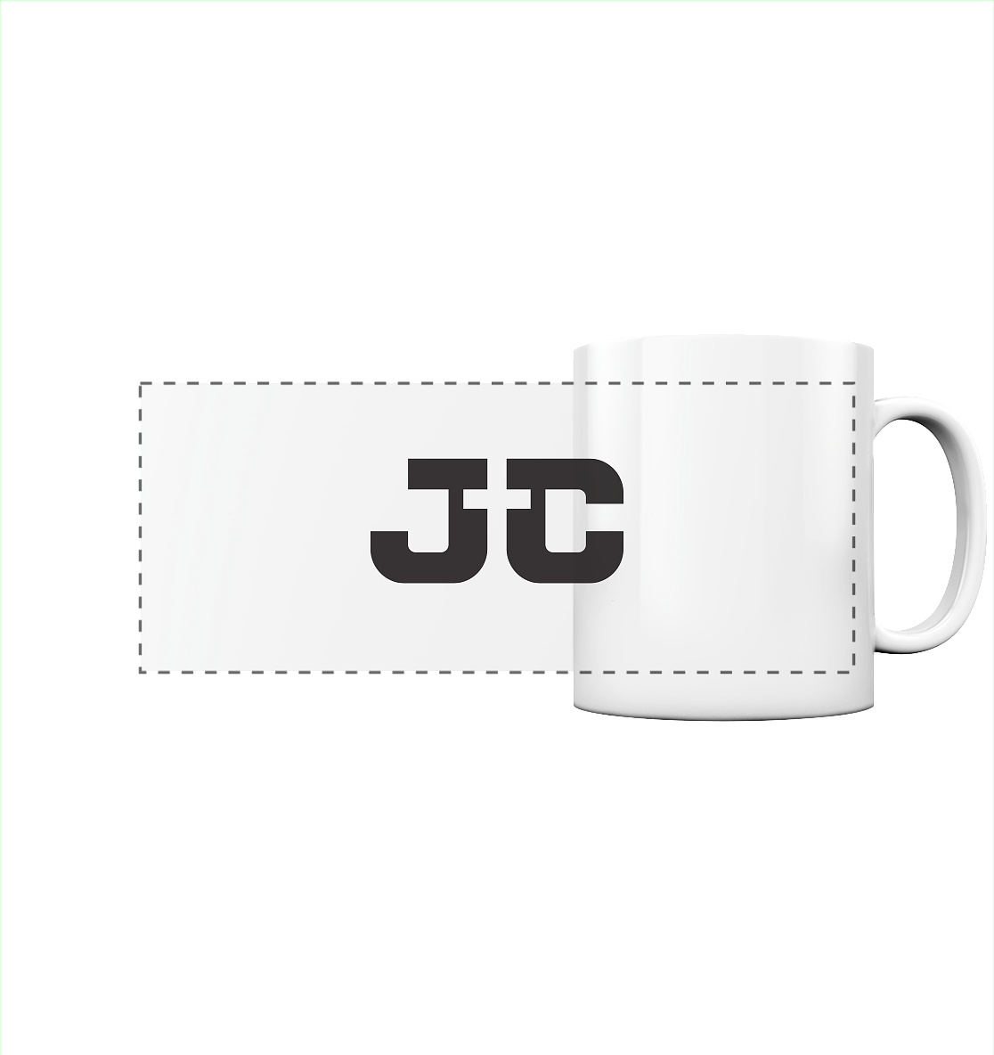 JC – Das Kreuz im Zentrum - Panorama Tasse