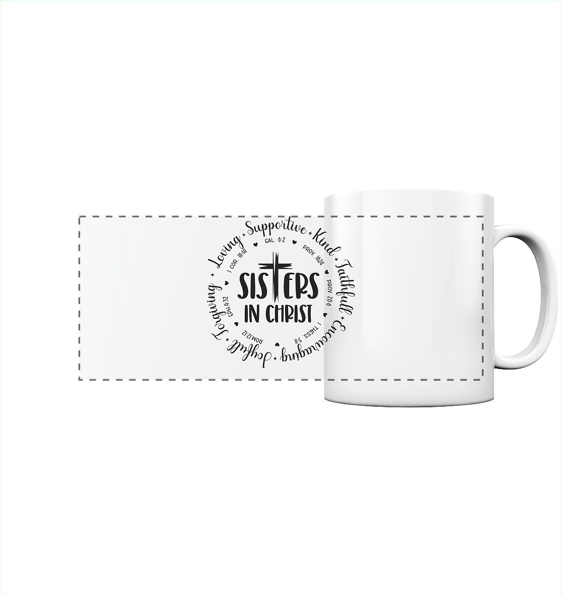 Sisters in Christ - Panorama Mug