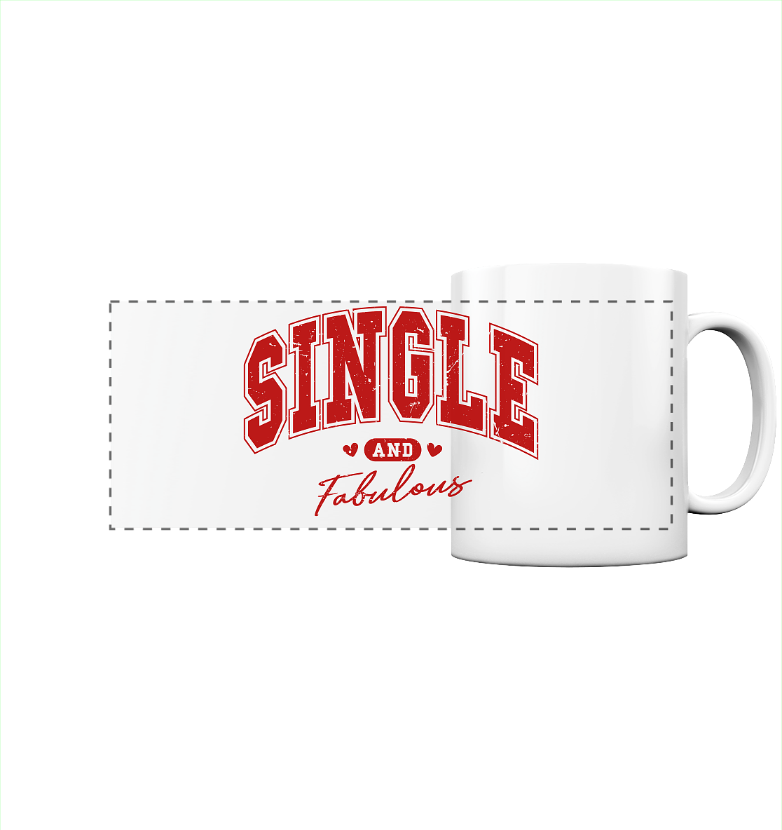 Single and Fabulous - Panorama Tasse