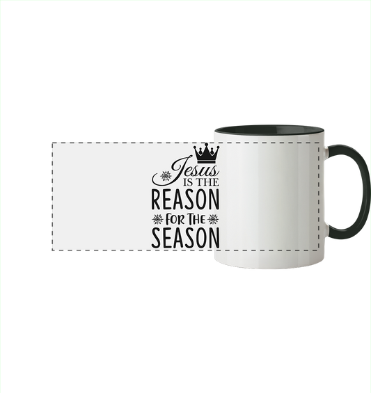 Jesus – The Reason for Christmas - Panorama Mug Two-Colored