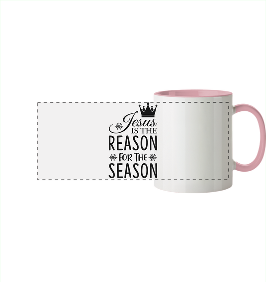 Jesus – The Reason for Christmas - Panorama Mug Two-Colored