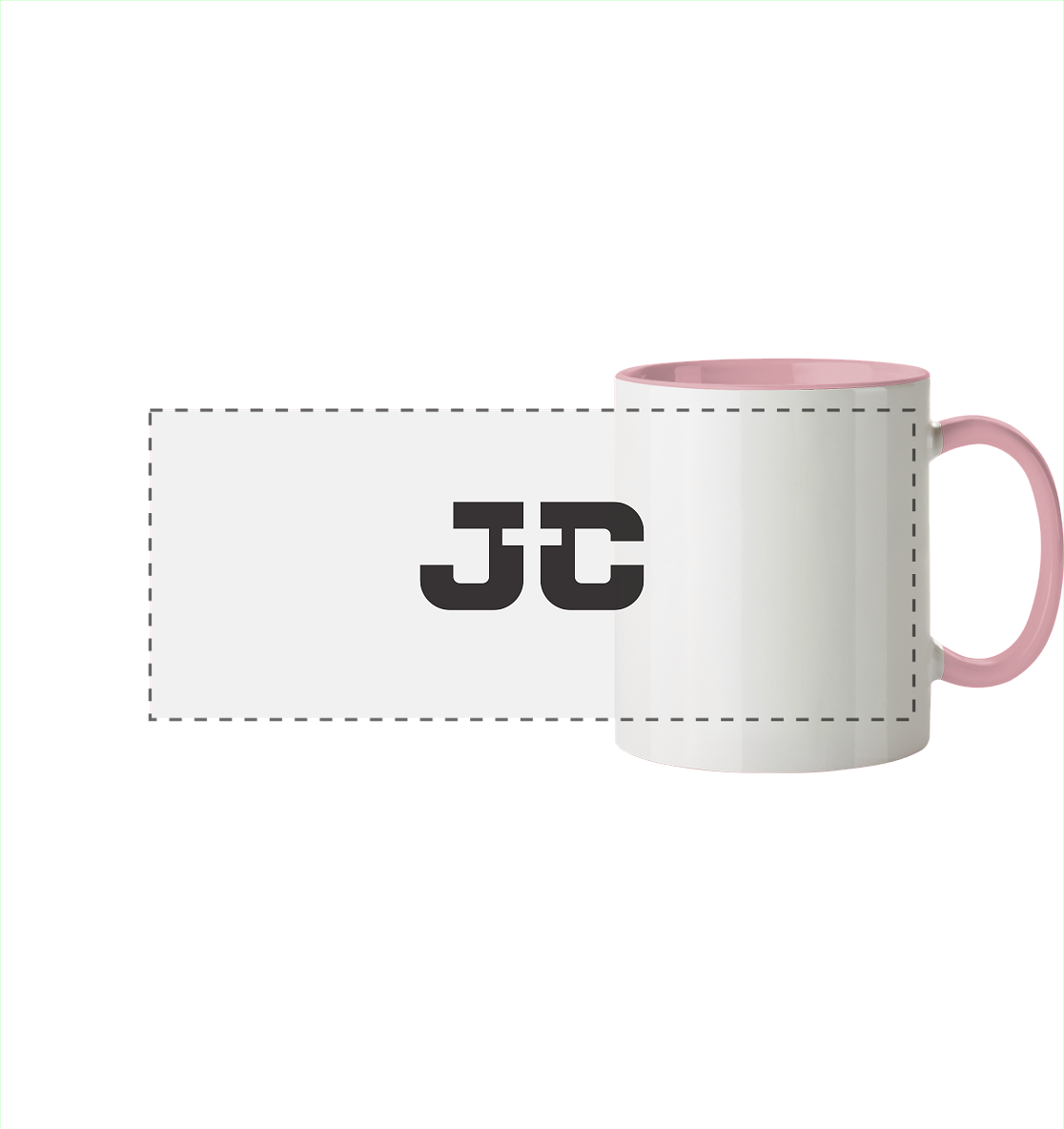 JC – The Cross in the Center - Panorama Mug two-tone