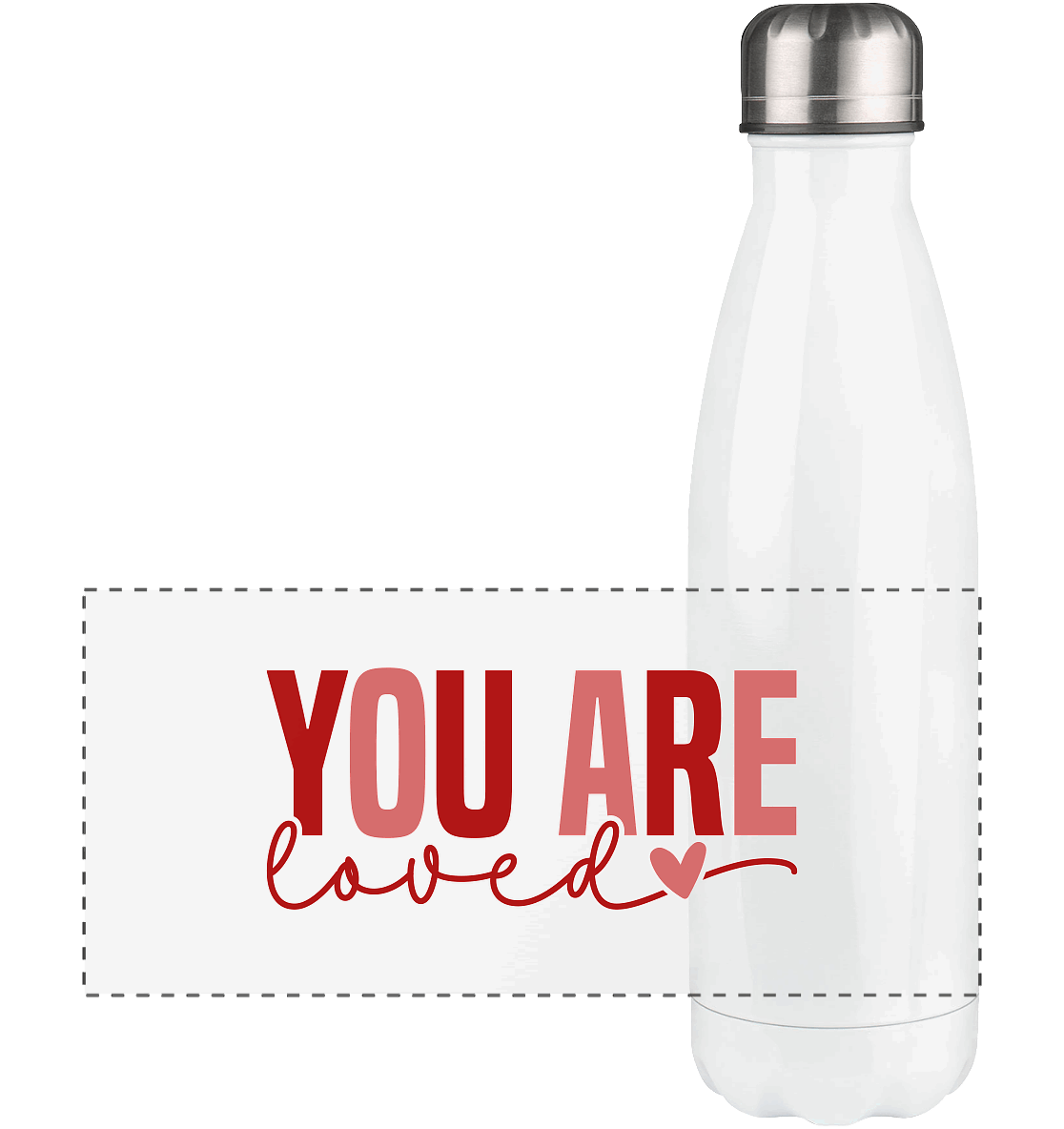 You Are Loved – Bedingungslos geliebt! - Panorama Thermoflasche 500ml