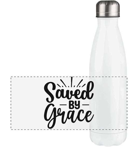 Saved by Grace – Dein Glaube, Dein Statement - Panorama Thermoflasche 500ml