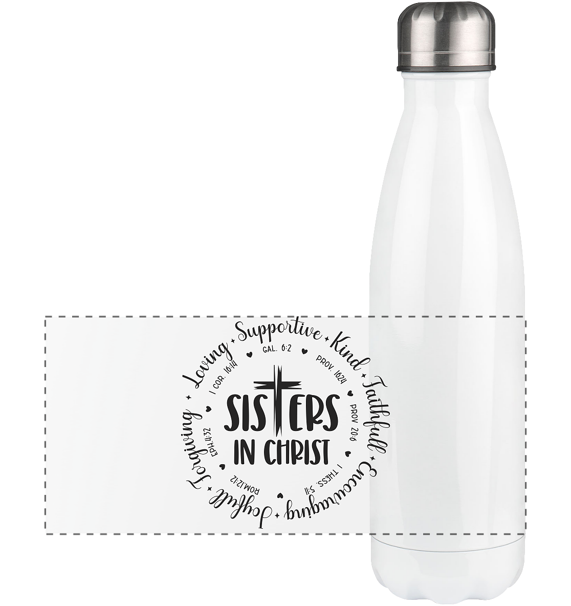 Sisters in Christ - Panorama Thermoflasche 500ml