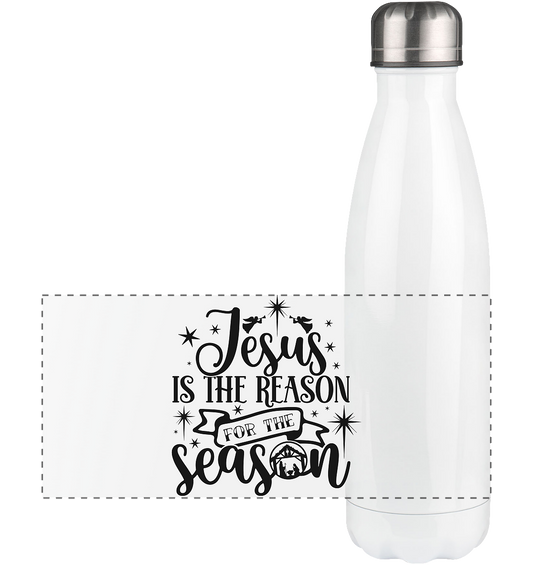 Jesus – Der Grund für die Weihnachtszeit II - Panorama Thermoflasche 500ml