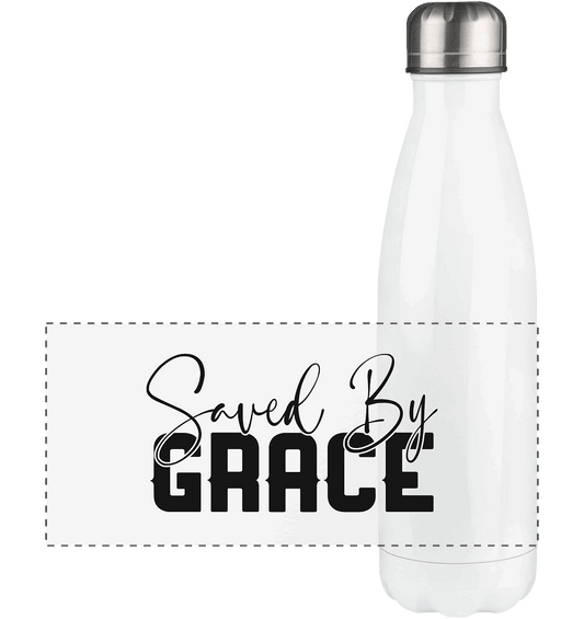 Saved by Grace – Ein kraftvolles Glaubensstatement - Panorama Thermoflasche 500ml