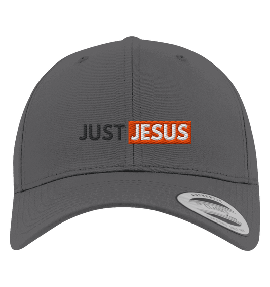 Just Jesus – Der Mittelpunkt unseres Glaubens (Stick) - Premium Baseball Cap