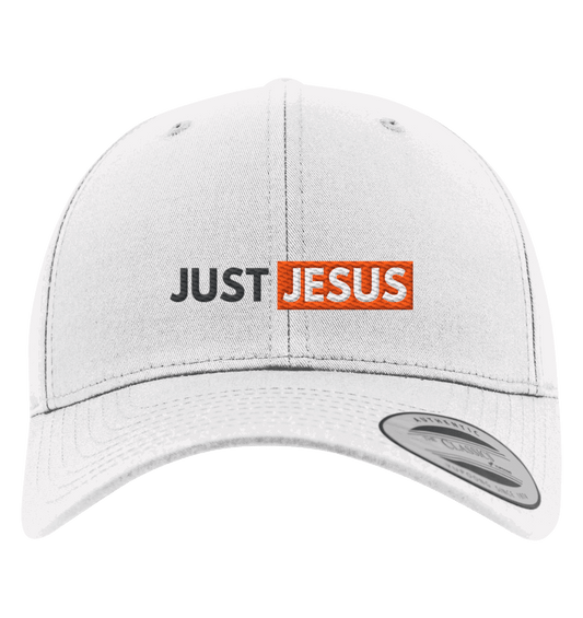 Just Jesus – Der Mittelpunkt unseres Glaubens (Stick) - Premium Baseball Cap