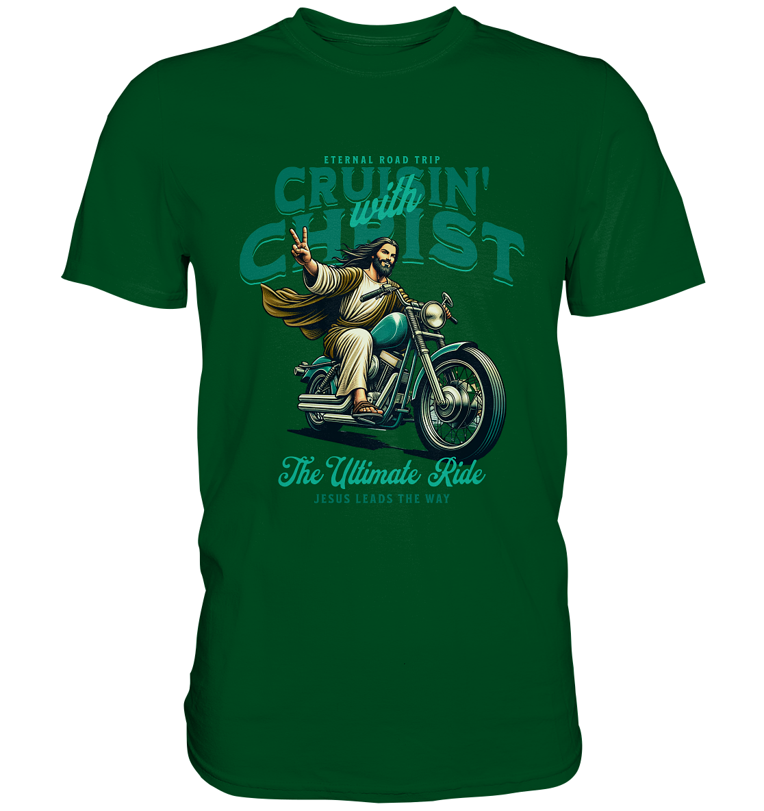 Eternal Road Trip – Cruisin' with Christ - Premium Shirt